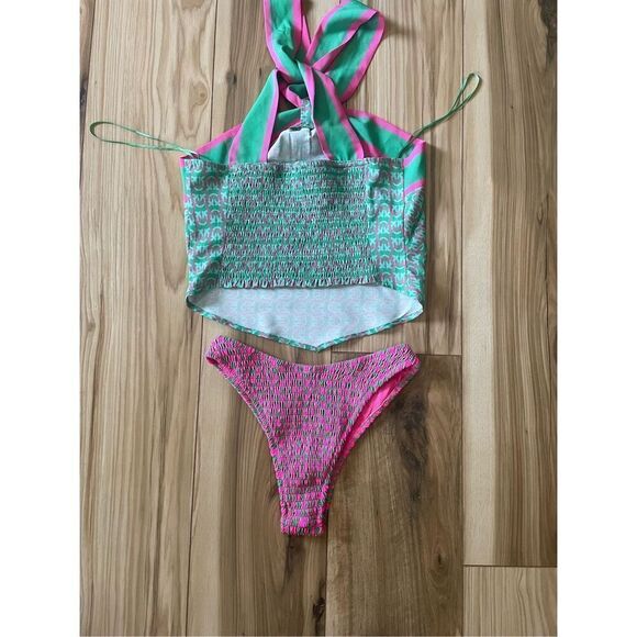 MILK& HONEY Swimsuit 2 Pieces Size S-M - Picture 3 of 5
